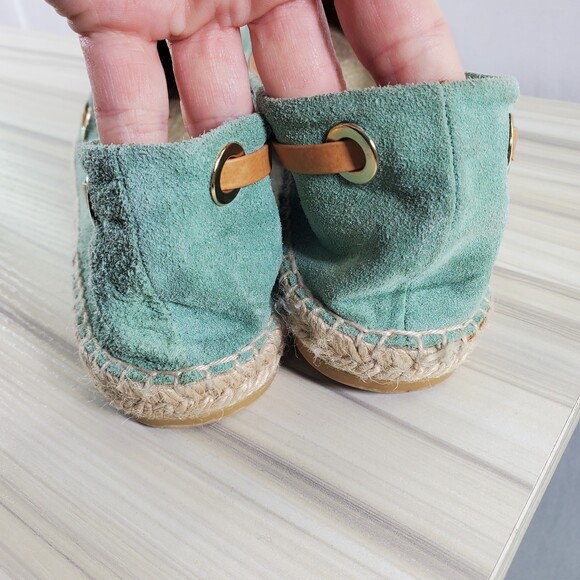 Maypol EU 40 Spain Seafoam Green Espadrille Ballet Flat Anthropologie - Picture 3 of 9